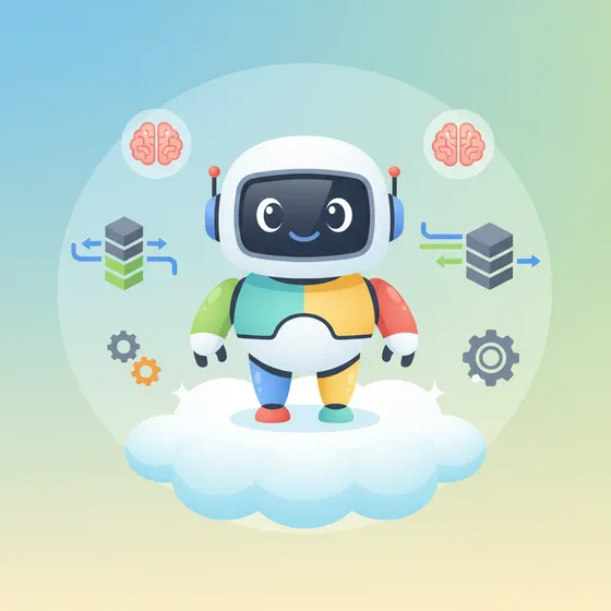 Vertex AI：Googleが提供する企業向けAIプラットフォームのイメージ