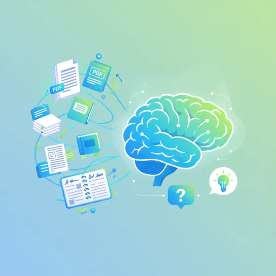 PDFファイルをAIに読ませて質問する仕組みの説明図