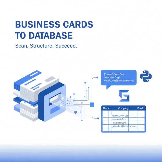 Gemini APIで名刺を読み取り人脈データベースを自動作成する流れ