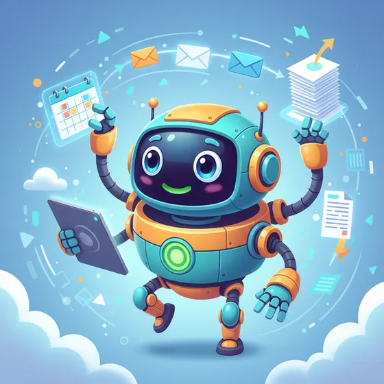 AIエージェントのコンセプトイメージ：自律型AIの説明図